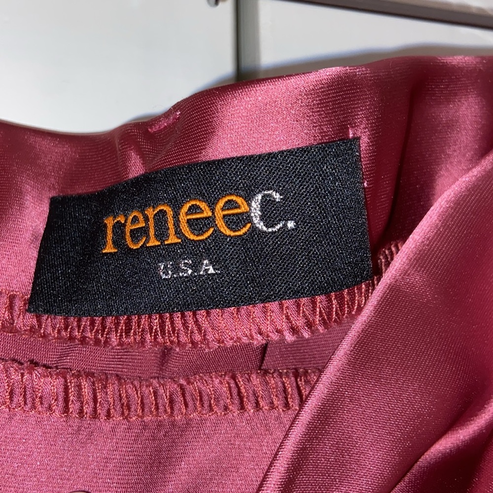 Nwot Renee C. Raspberry Slip Skirt - image 6